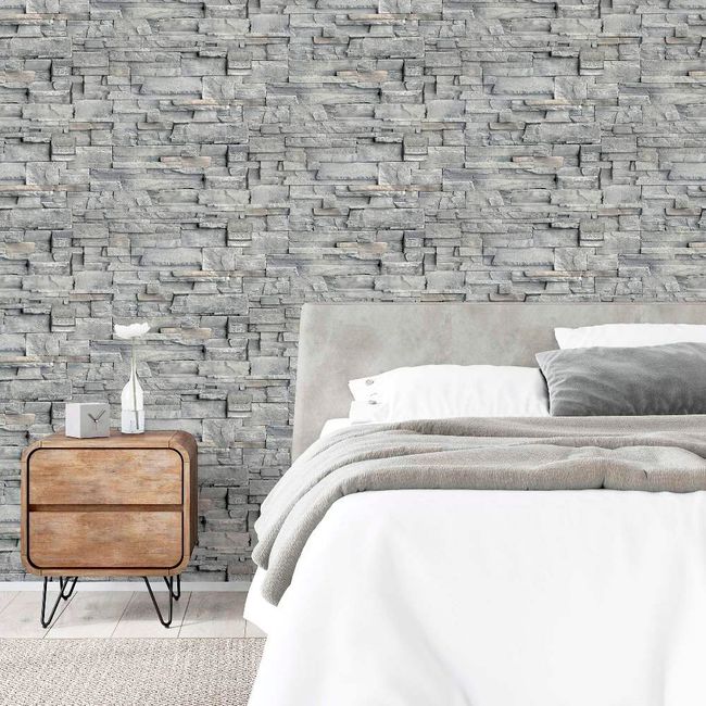 Slate Wall Grey Stone Wallpaper 909704 | 909704