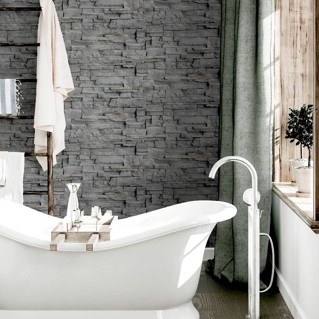 Slate Wall Grey Stone Wallpaper 909704 | 909704