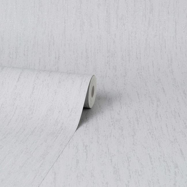 Synergy Textured White & Silver Vinyl Wallpaper M0736 | M0736
