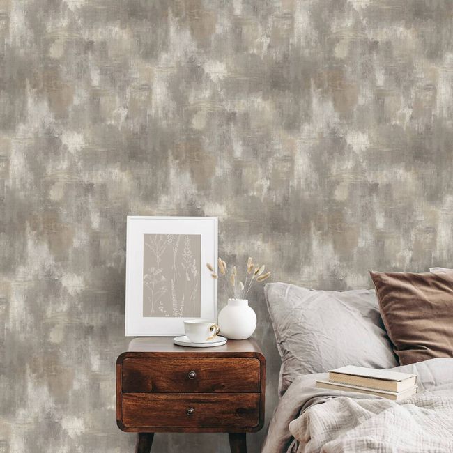 Paul Moneypenny Abstract Plaster Neutral Wallpaper 210702