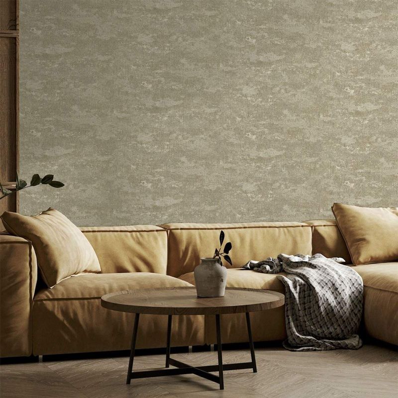 Arthouse Patina Neutral Beige Textured Vinyl Wallpaper 297603 | 297603